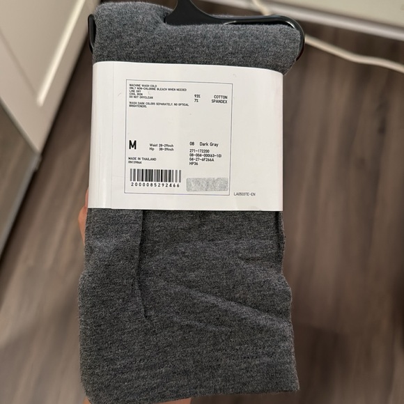 Uniqlo Dark Gray Leggings - Picture 2 of 2